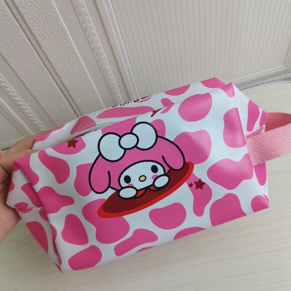 My Melody Pink Make Up Bag Pouch With Side Handle - Picture 1 of 9